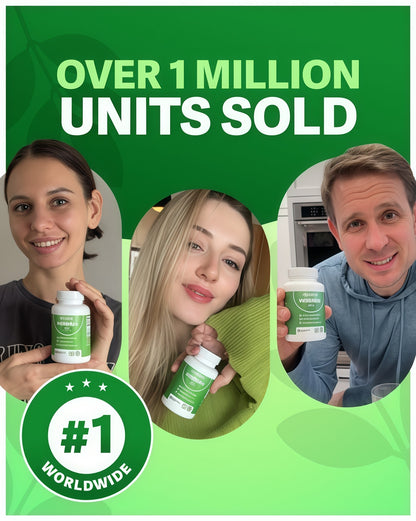 Rosabella Moringa Capsules -Pure MoringaPowder, Energy, Skin, lmmune & Gut HealthSuperfood, Rich in Antioxidants, EssentialVitamins & Amino Acids, Natural GreenSuperfood Supplement- 60 Count